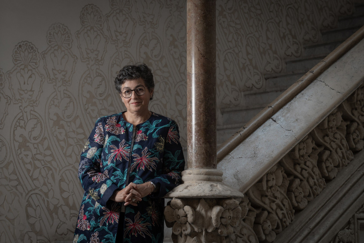 La exministra de Asuntos Exteriores y actual decana de la Escuela de Asuntos Internacionales de Paris SciencePo (Psia), Arancha González Laya, en una entrevista de Europa Press