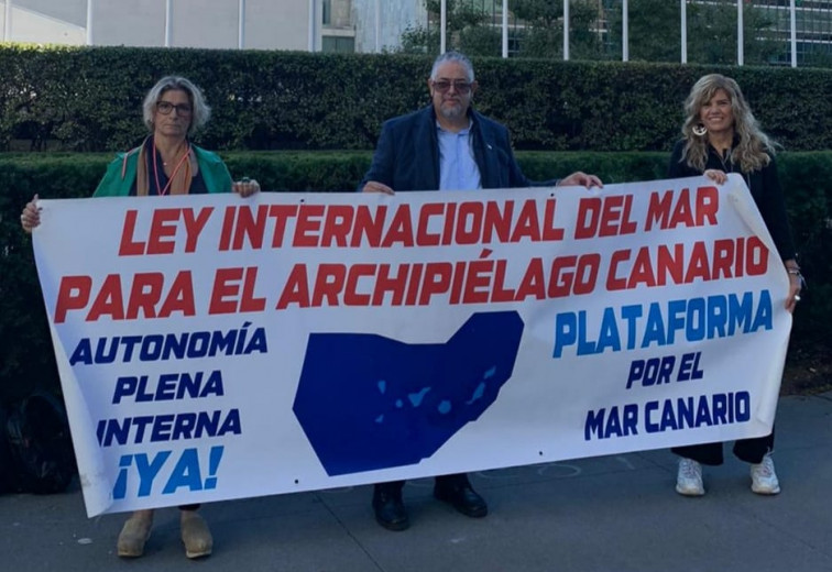Las reivindicaciones de Plataforma por el Mar Canario llegan a las Naciones Unidas