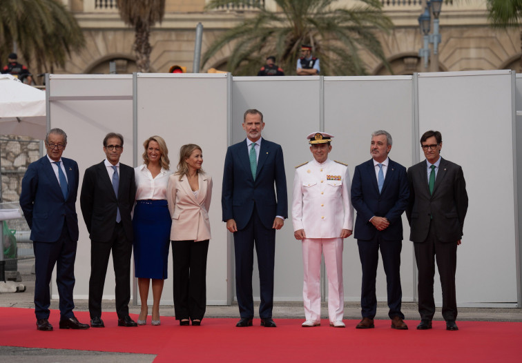 Felipe VI visita el Salón Náutico de Barcelona