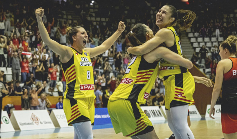 Fiesta en Fontajau: el Uni Girona remonta y jugará la Euroliga