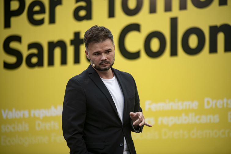 Rufián erige ERC como un partido demócrata y útil para gobernar en Santa Coloma
