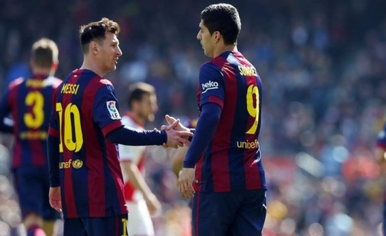 Los culés golean al Rayo con 'hat-trick' de Messi
