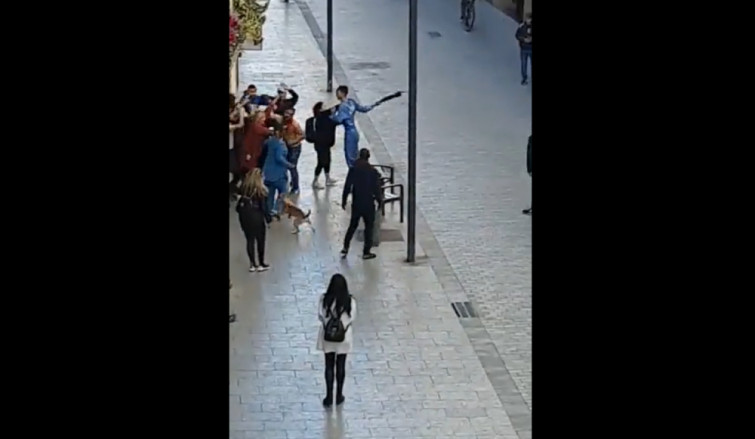 Pelea multitudinaria a plena luz del día en Vic