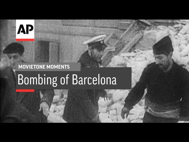 VÍDEO: Así quedó Barcelona tras ser bombardeada por los fascistas en 1938
