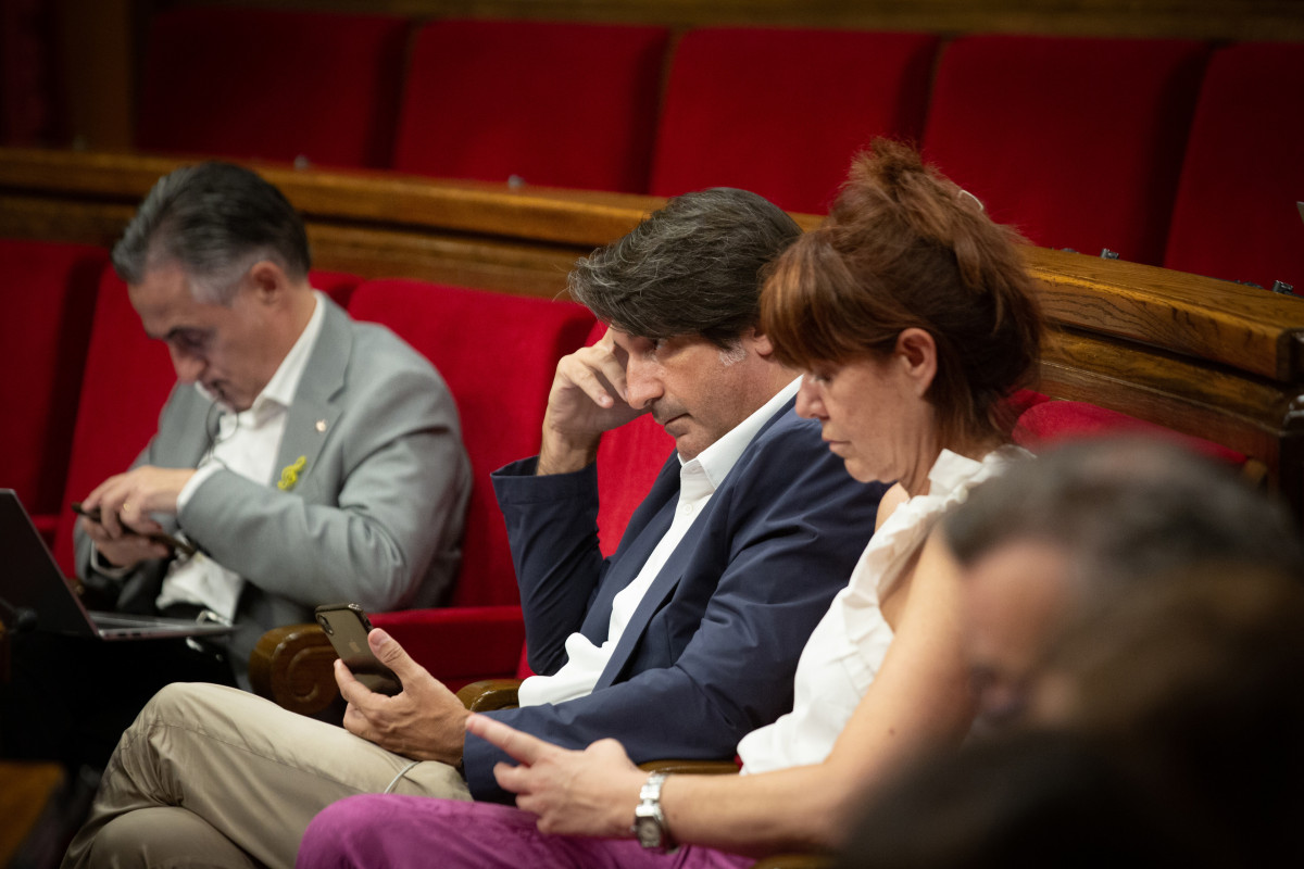 Archivo - Dalmases durante un pleno del Parlament en julio