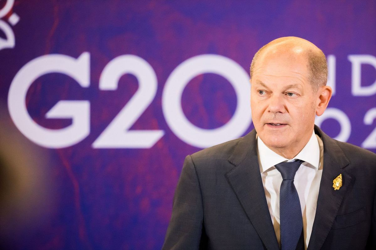 EuropaPress 4812866 15 november 2022 indonesia nusa dua german chancellor olaf scholz speaks at