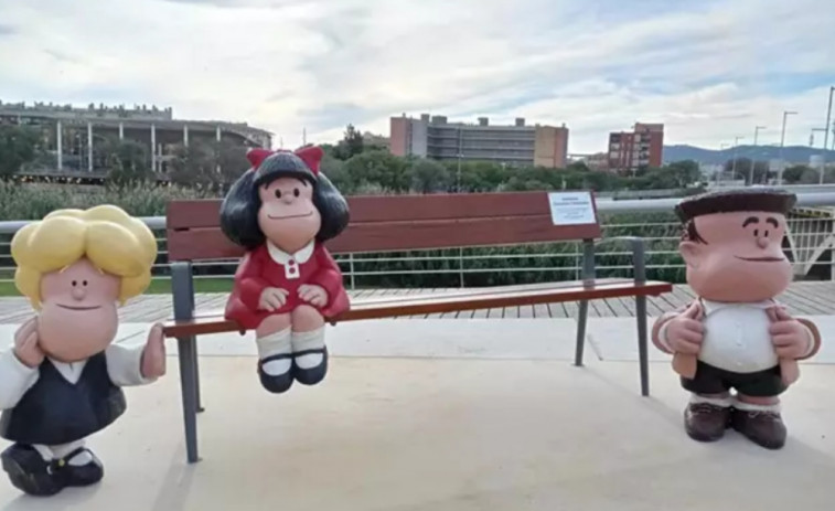 Vandalismo contra Mafalda: Santa Coloma, obligada a retirar su estatua