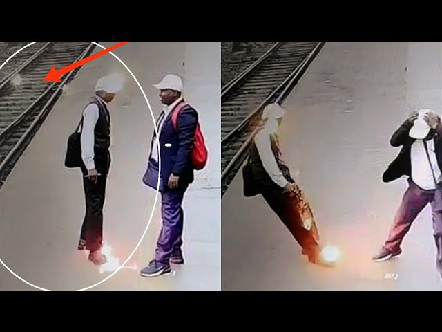 TTE accidently got Electric Shock from a wire loose cut by a bird 🚉⚡ | Kharagpur, WB #electrocution