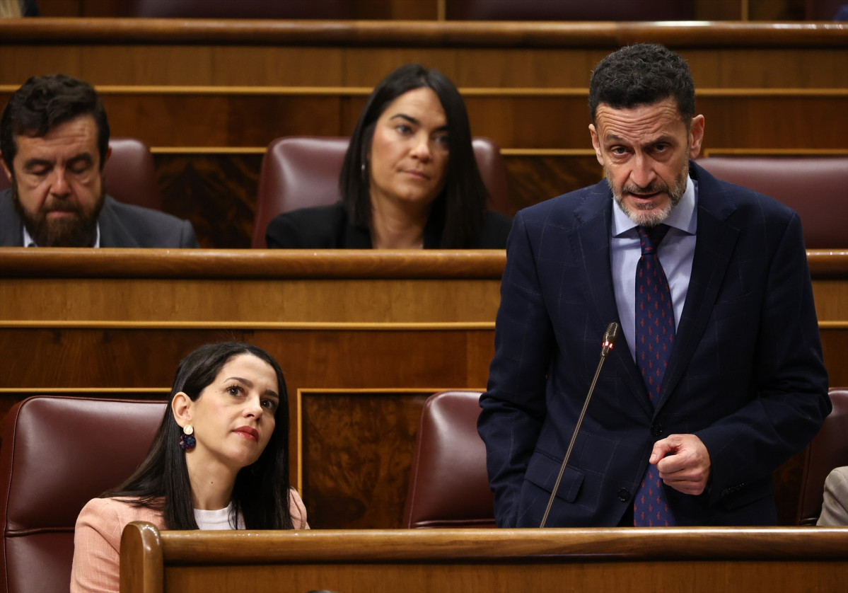 EuropaPress 4784947 lider ciudadanos ines arrimadas portavoz cs congreso edmundo bal interviene