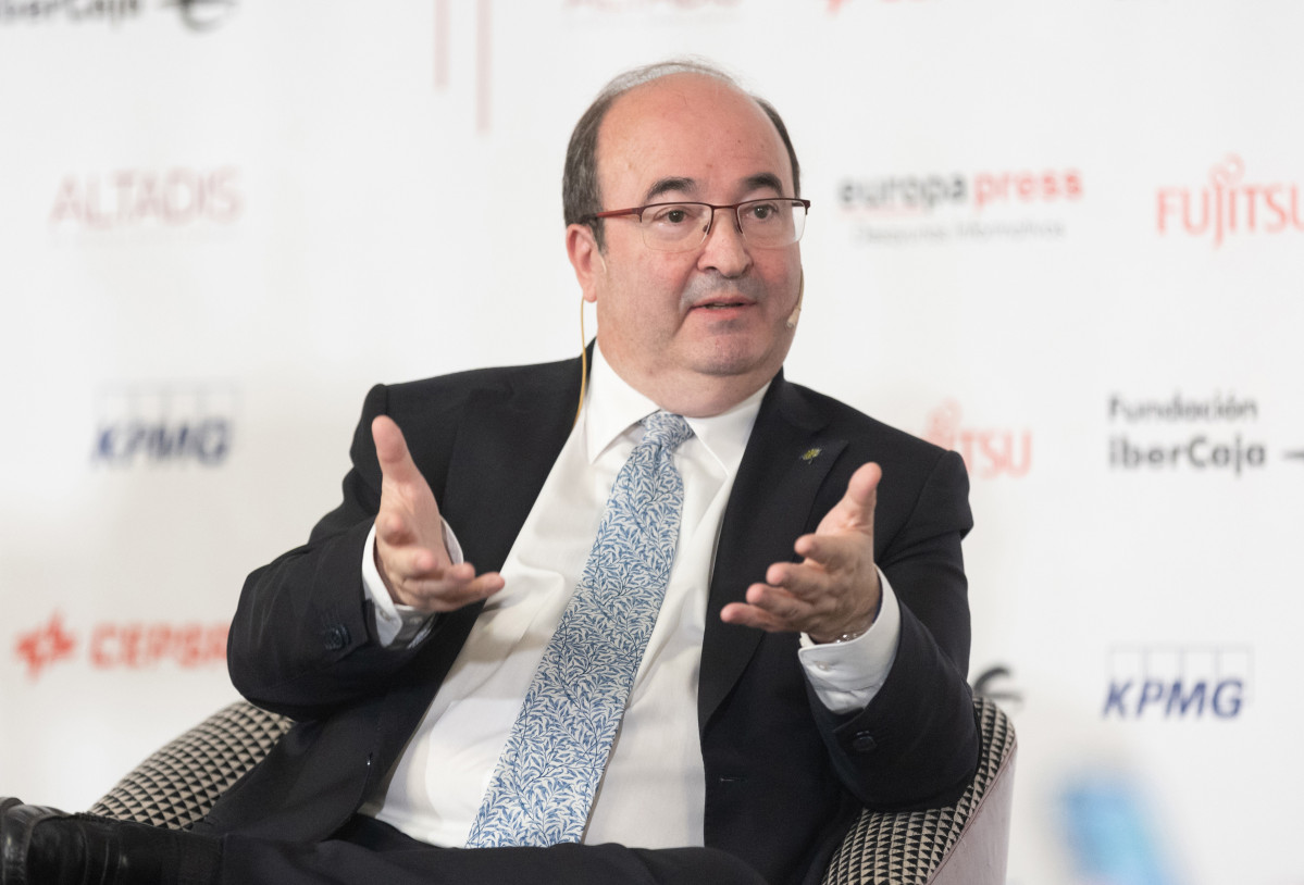 El ministro de Cultura y Deporte, Miquel Iceta
