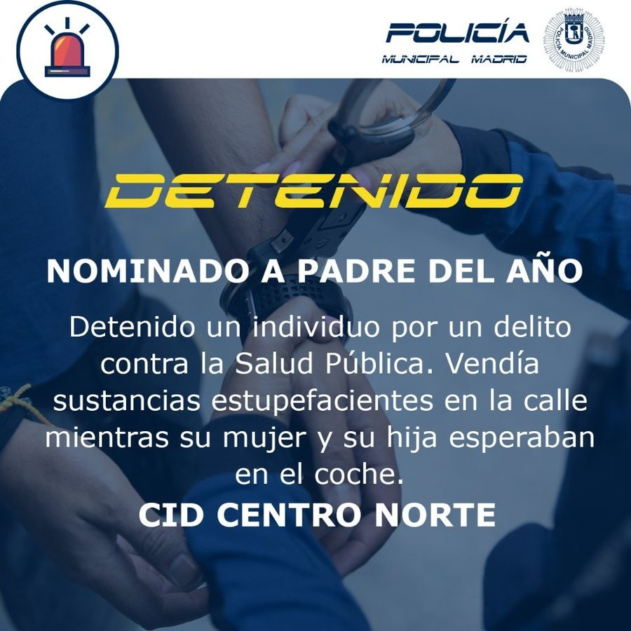 EuropaPress 4919188 detenido hombre vender cocaina chueca mientras hija le esperaba coche noche