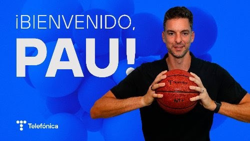 El jugador Pau Gasol, nuevo embajador de Telefónica hasta 2025