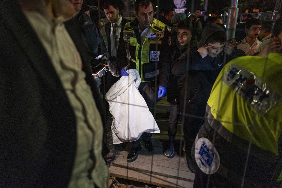 EuropaPress 4952202 28 january 2023 israel jerusalem members of zaka international rescue unit