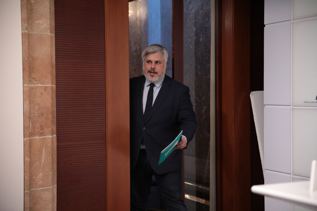 El presidente de Junts en el Parlament, Albert Batet
