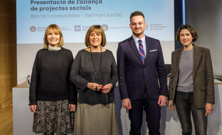 La Diputación de Barcelona y Aigües de Barcelona impulsan la transformación social en Hospitalet y Santa Coloma de Gramenet