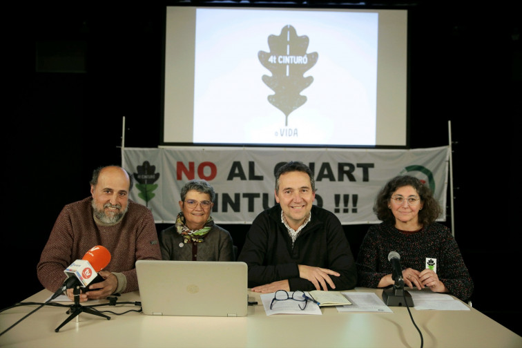 Protesta en Sabadell contra la B-40: 
