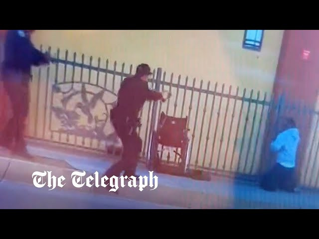 Huntington Police shoot dead a black wheelchair-bound double amputee as he tries to run away