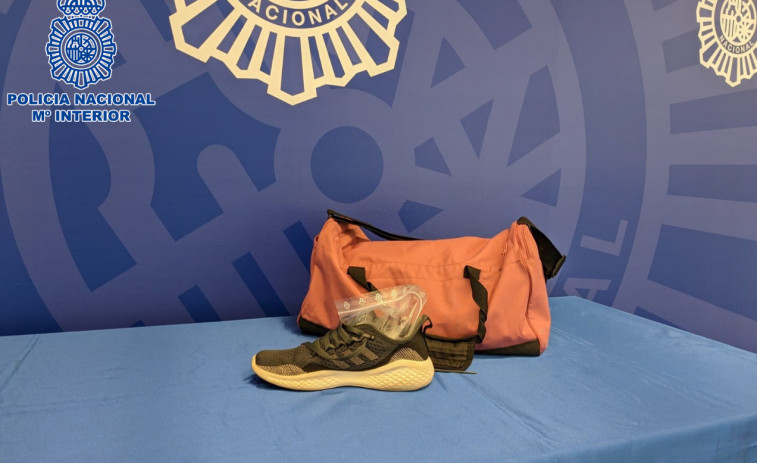 Un detenido en Logroño por ocultar droga que vendía dentro de unas zapatillas