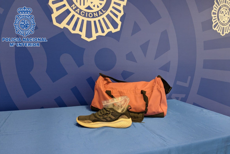 Un detenido en Logroño por ocultar droga que vendía dentro de unas zapatillas