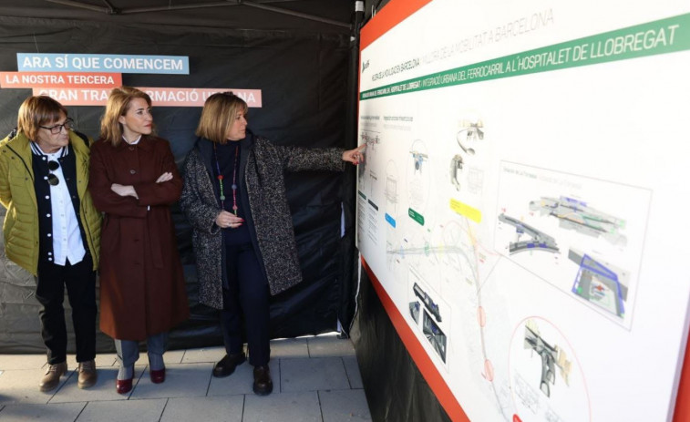 El gobierno quiere conectar la R2 y la R4 con una estación intermodal en Hospitalet y soterrar las vías