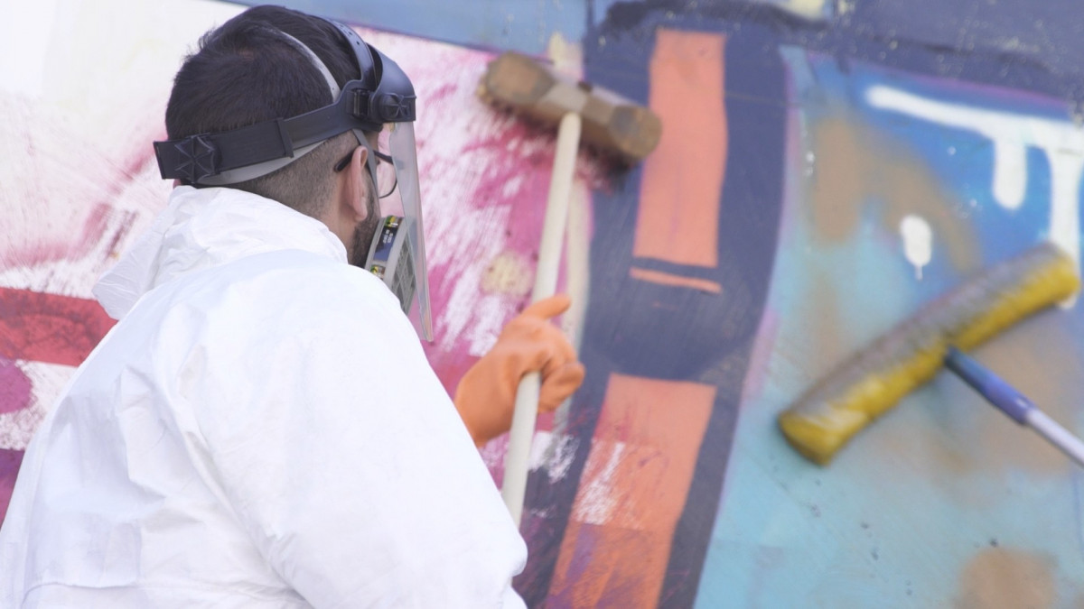 Limpieza grafiti