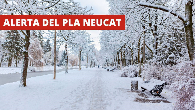 Caída en picado de las temperaturas y activada la alerta por nevadas en el litoral y el prelitoral central de Catalunya
