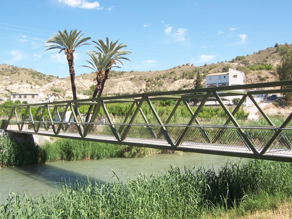 El rio Segura a su paso por Abaru00e1n