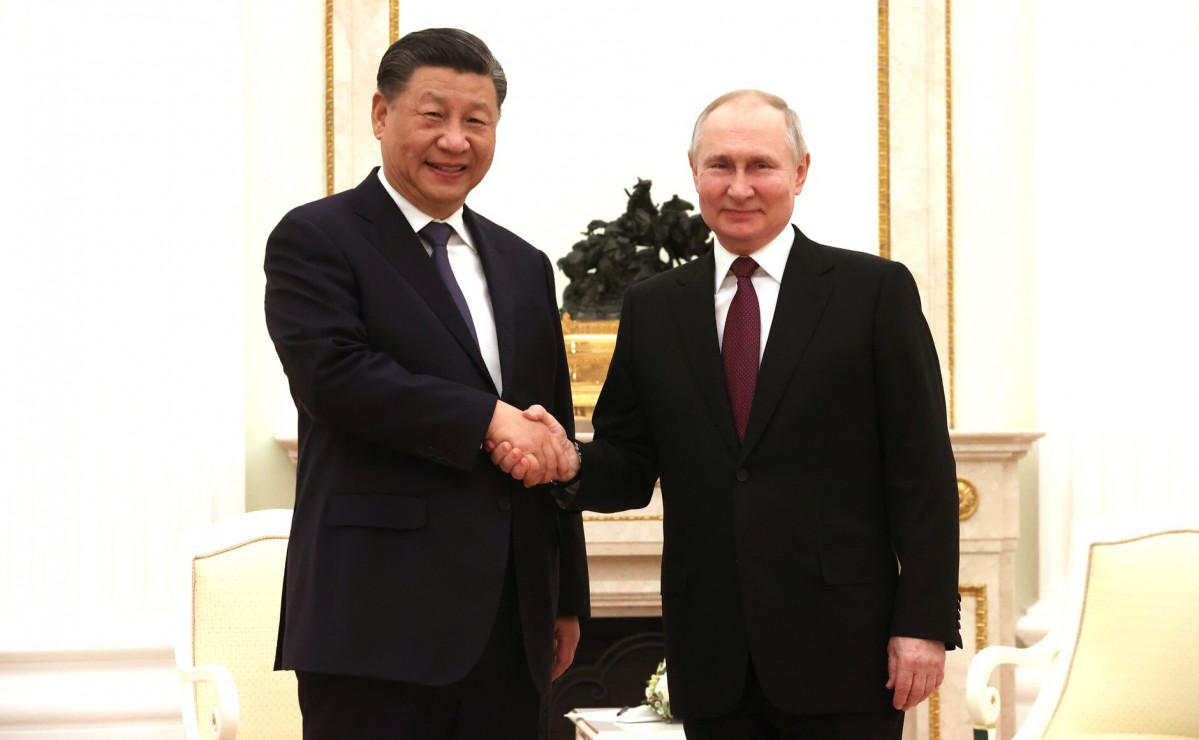 EuropaPress 5070483 handout 20 march 2023 russia moscow chinese president xi jinping welcomed