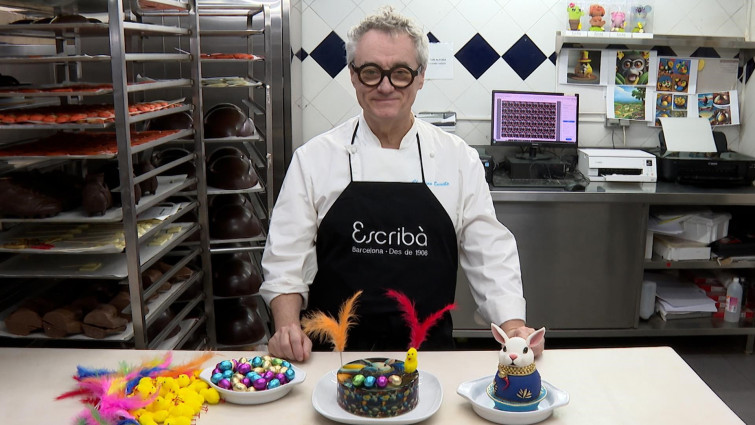 El pastelero Christian Escribà presenta sus nuevas monas de Pascua diseñadas por la Inteligencia Artificial