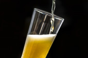 Vaso macro fotografia cerveza fria