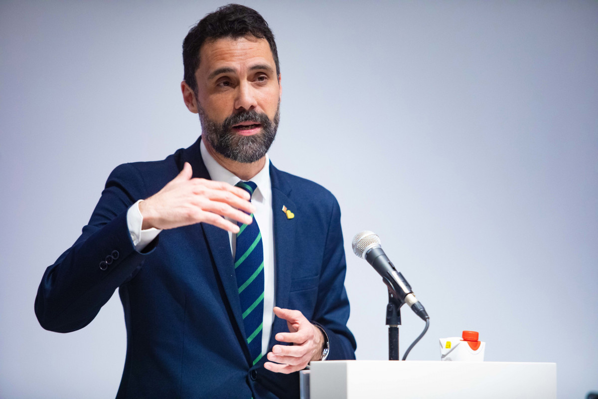 El conseller de Empresa y Trabajo y expresidente del Parlament, Roger Torrent