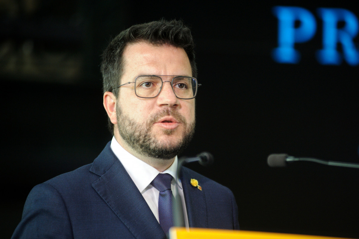 El presidente de la Generalitat, Pere Aragonès