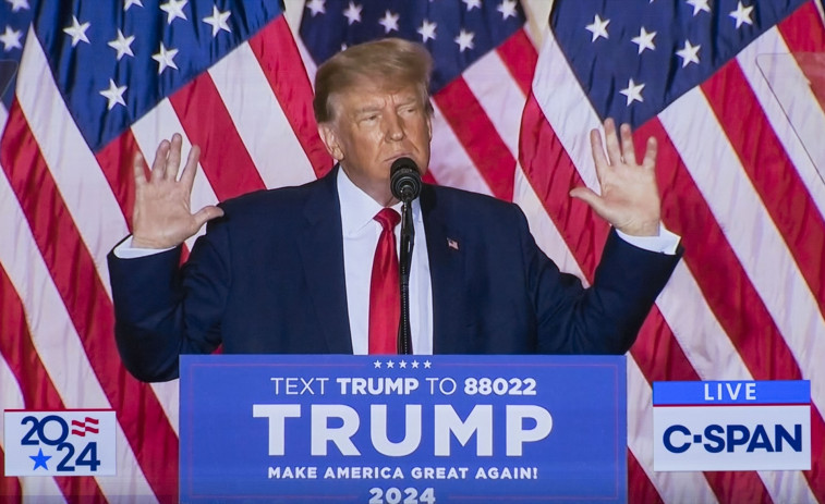 Trump dice que los Estados Unidos están siendo 