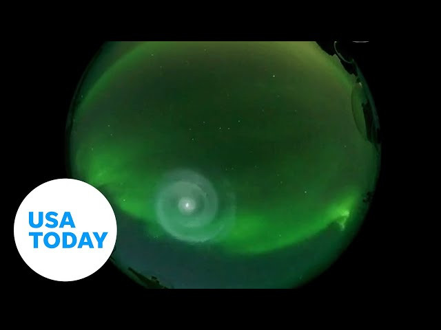 SpaceX launch in California creates dazzling white spiral in Alaska | USA TODAY