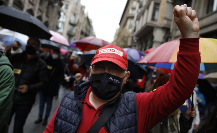 Los sindicatos catalanes salen a la calle el 1 de mayo