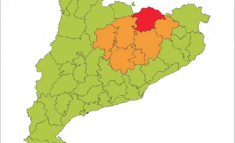 Meteocat emite aviso por tiempo violento en varias comarcas catalanas