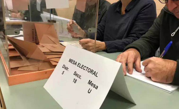 Aumentan en un 7% las mesas electorales en Catalunya respecto a las anteriores elecciones