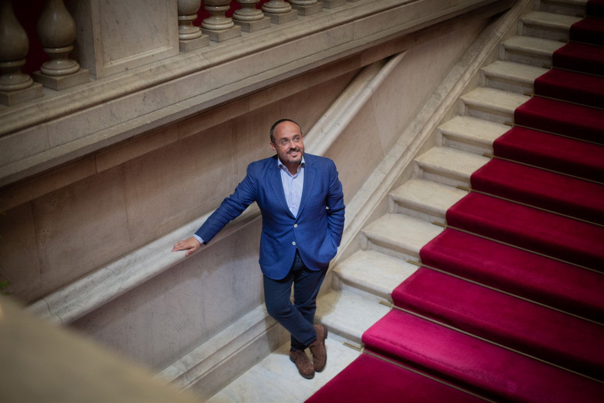 Archivo - El presidente del PP en Cataluña, Alejandro Fernández. Archivo.