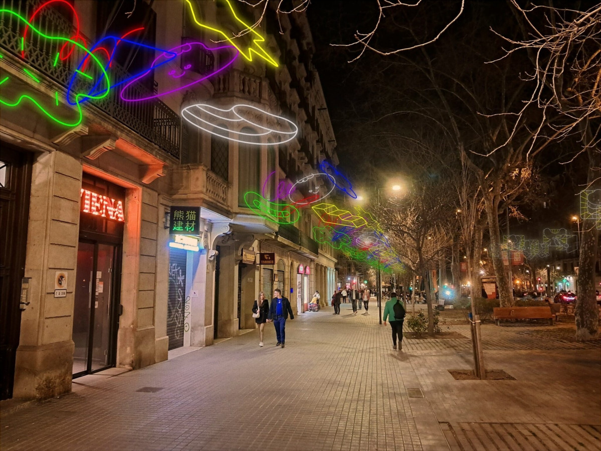 EuropaPress 5236722 recreacion nueva iluminacion paseo sant joan barcelona navidad 2023 24
