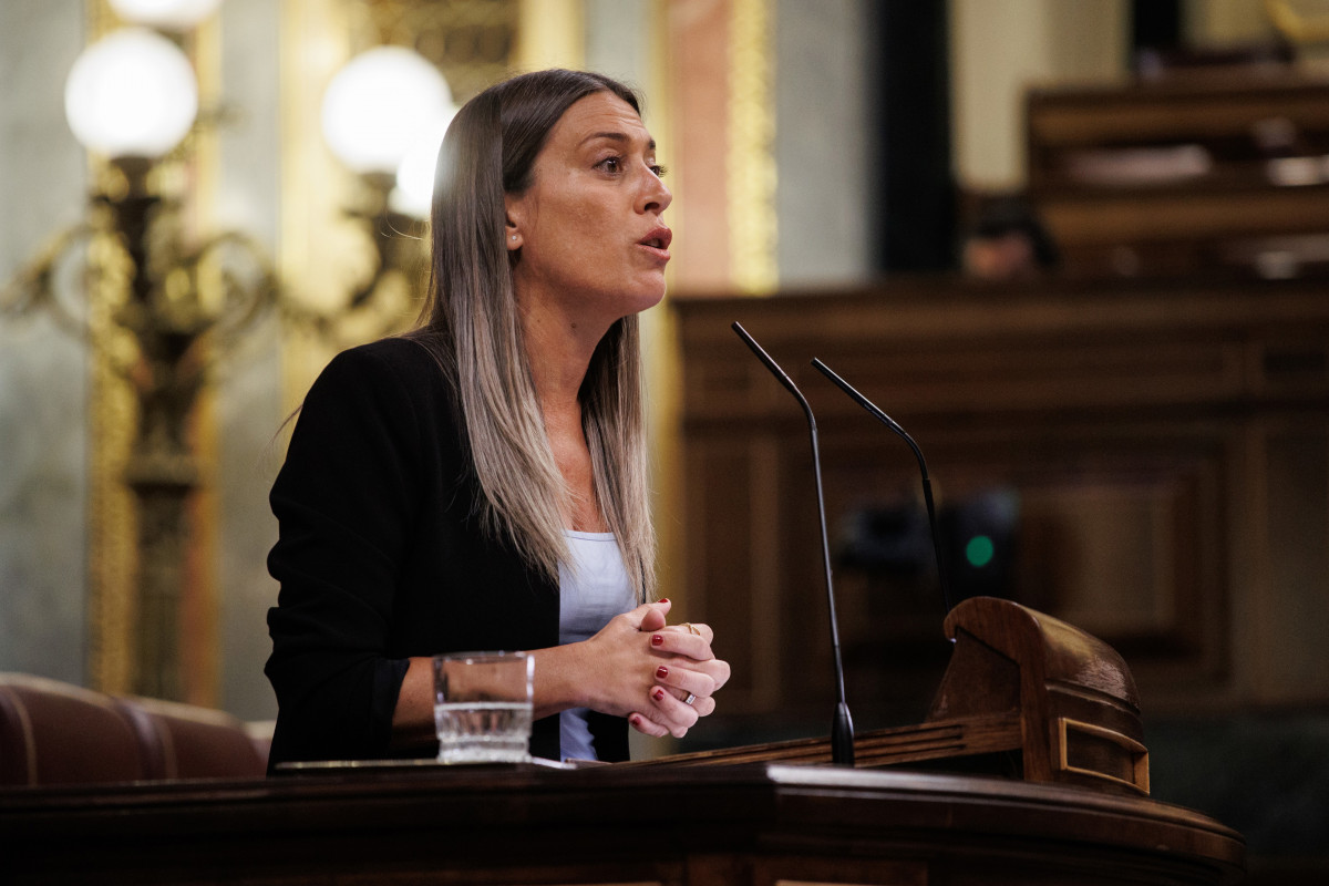 Archivo - La portavoz de Junts en el Congreso, Miriam Nogueras