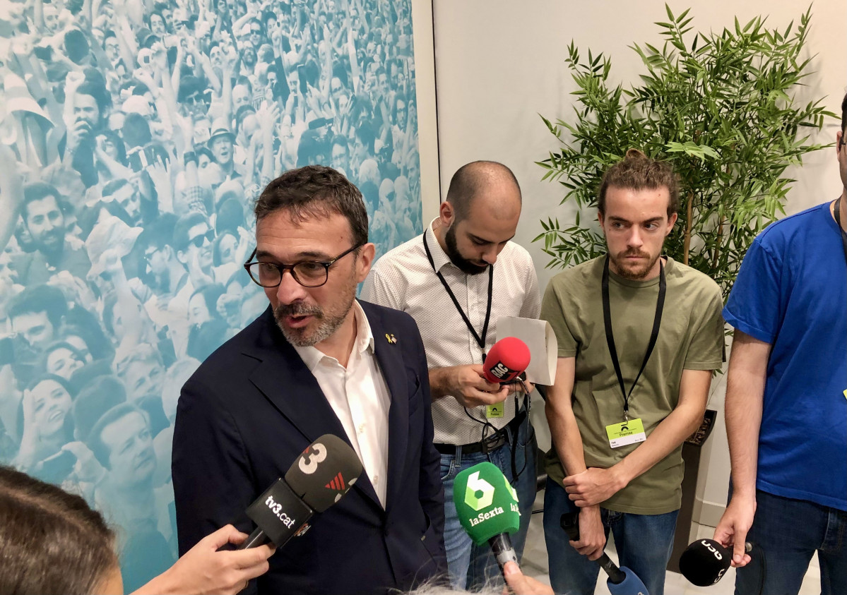 El portavoz de Junts, Josep Rius.