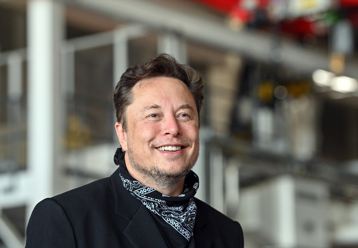 EuropaPress 5382740 filed 13 august 2021 brandenburg gruenheide elon musk tesla ceo stands in