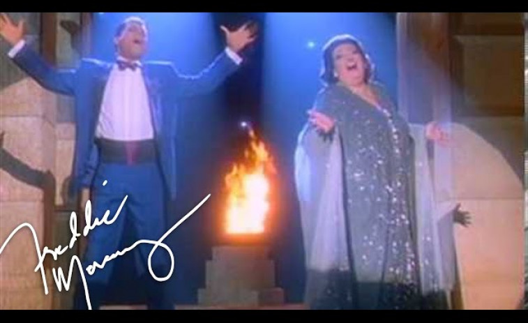 Barcelona rinde homenaje a Freddie Mercury y Montserrat Caballé con una estatua en el Parc de les Glòries