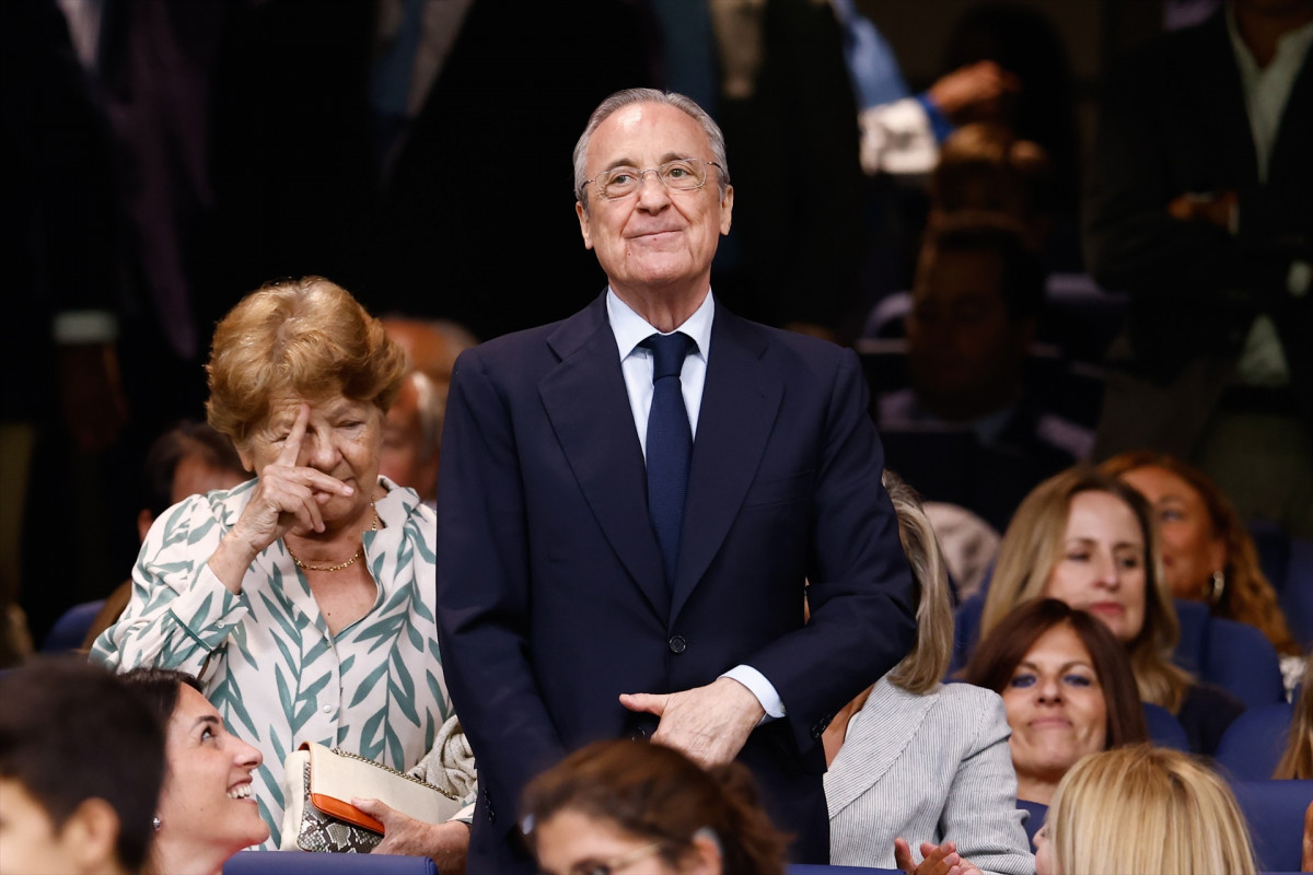 EuropaPress 5413288 florentino perez president of real madrid is seen during the spanish league