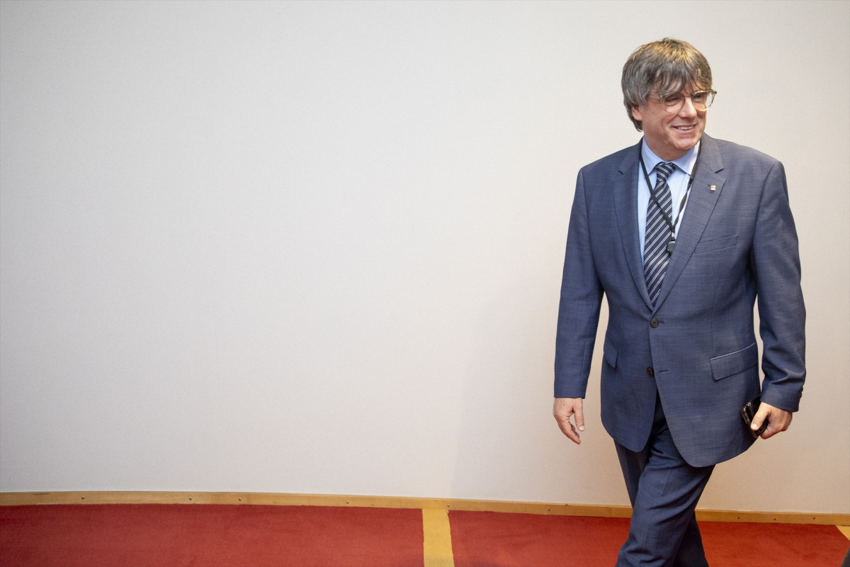 EuropaPress 5313600 catalan leader in exile carles puigdemont pictured during press conference