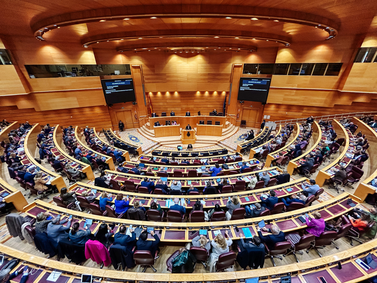 Vista general de una sesión plenaria, en el Senado, a 14 de noviembre de 2023, en Madrid (España).