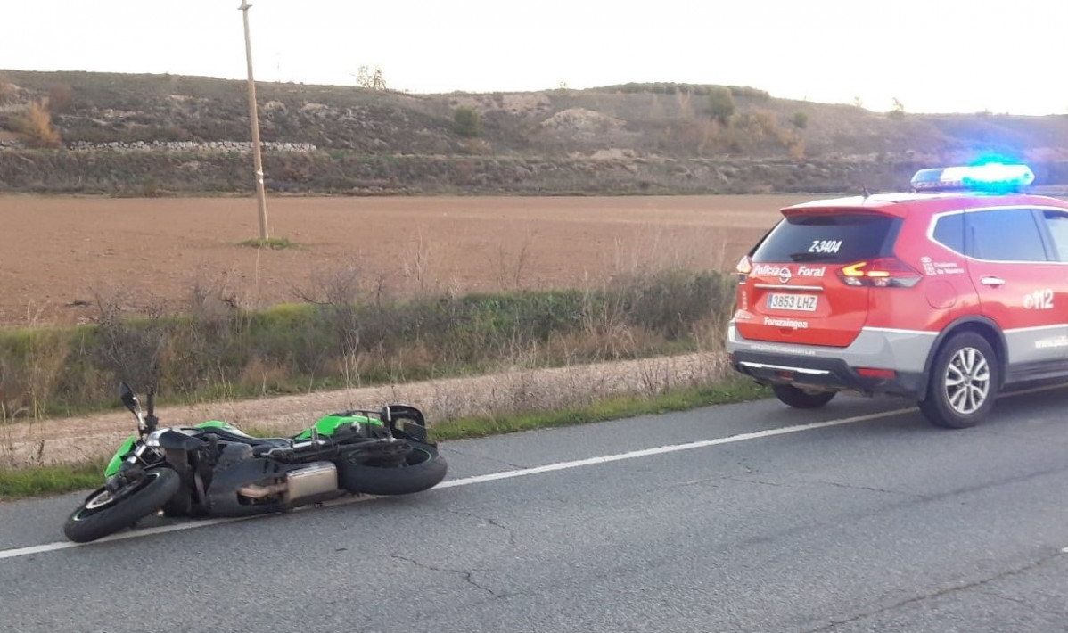 EuropaPress 5593916 imagen moto implicada accidente