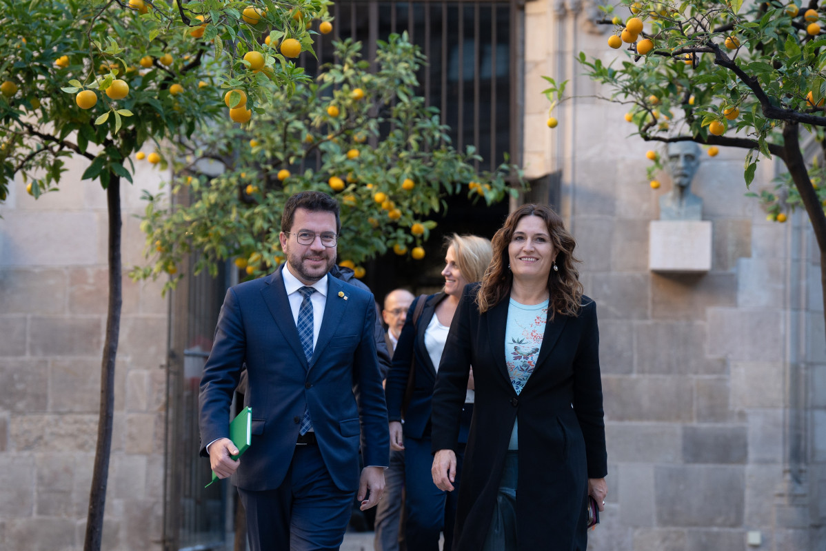 EuropaPress 5595180 presidente generalitat pere aragones consellera presidencia laura vilagra