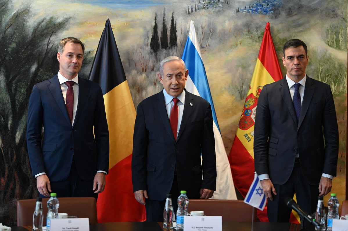 EuropaPress 5611350 presidente gobierno pedro sanchez junto primer ministro israeli benjamin