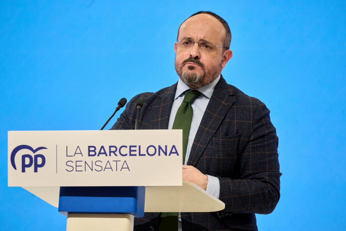 Archivo - El presidente del Partido Popular de Cataluña, Alejandro Fernández, a 25 de enero de 2023, en Barcelona, Catalunya (España).